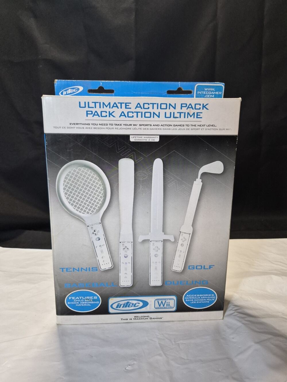 Intec Ultimate Action Pack, Nintendo Wii Sports~Tennis Baseball Golf And Sword